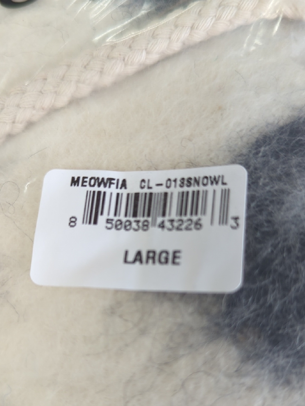 Meowfia Cat Cave Bed Merino Wool Large - Picture 5 of 5